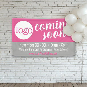 Coming Soon Advertisement - Add Logo and Details Banner