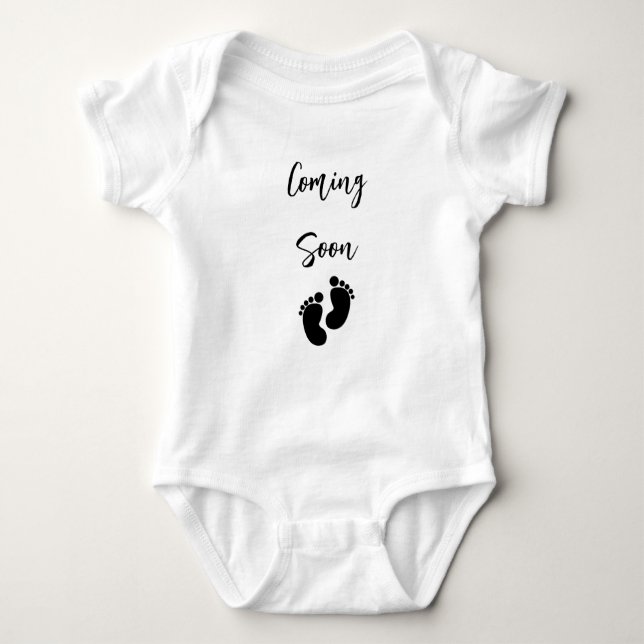 Coming Soon Baby Bodysuit (Front)
