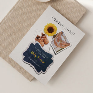 Coming Soon Baby Girl Pregnancy Announcement