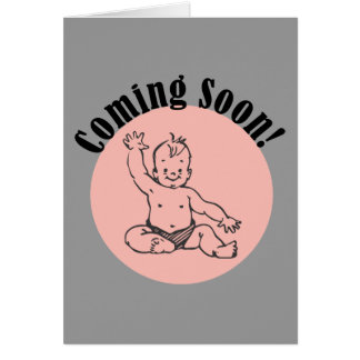 New Baby Coming Soon Cards, New Baby Coming Soon Card Templates ...