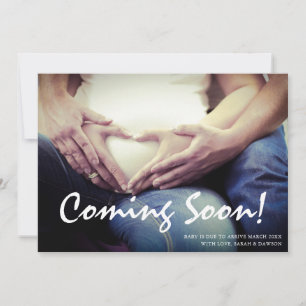 Coming Soon Baby Pregnancy Announcement
