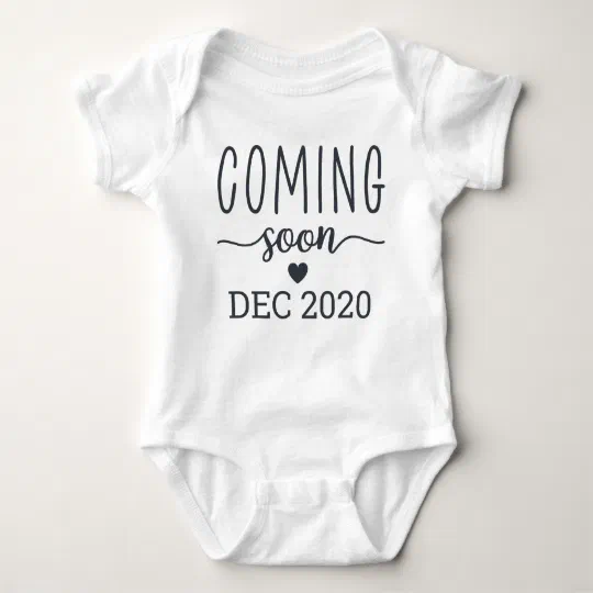 Pregnancy Announcement Horror Baby Announcement Nine Ten Never Sleep Again Baby Name Bodysuit Announcement Photo Baby Bodysuit