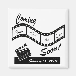 Coming Soon - Film Strip Save the Date Magnet