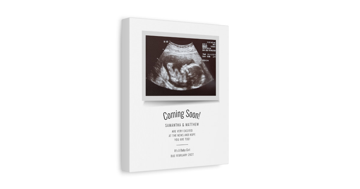 baby coming soon sign