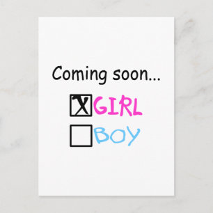Coming Soon... (Girl) Postcard