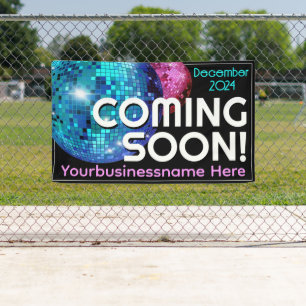 Coming Soon Grand Opening Announcement Banner