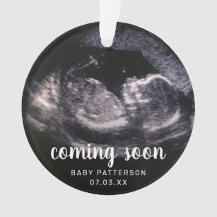 baby coming soon ornaments