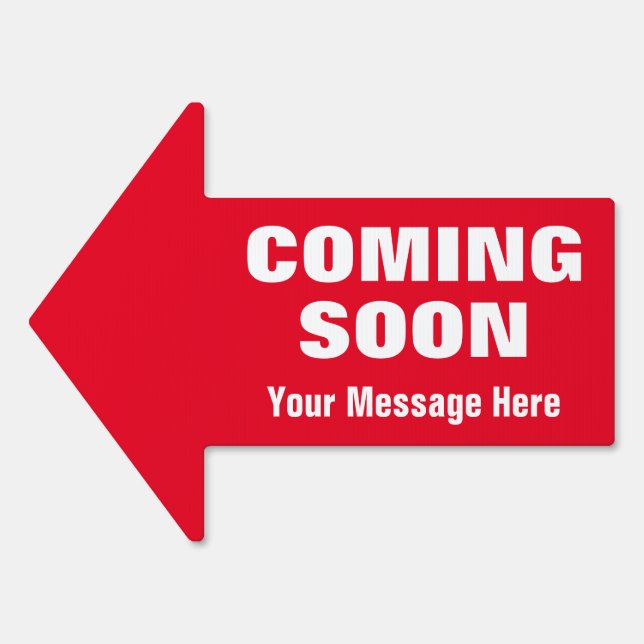 Coming Soon Real Estate Sign (Front)