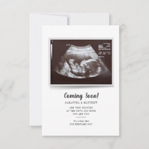 Coming Soon Script Ultrasound Photo Pregnancy