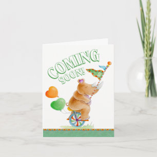 Coming soon whimsy baby pregnancy announcement