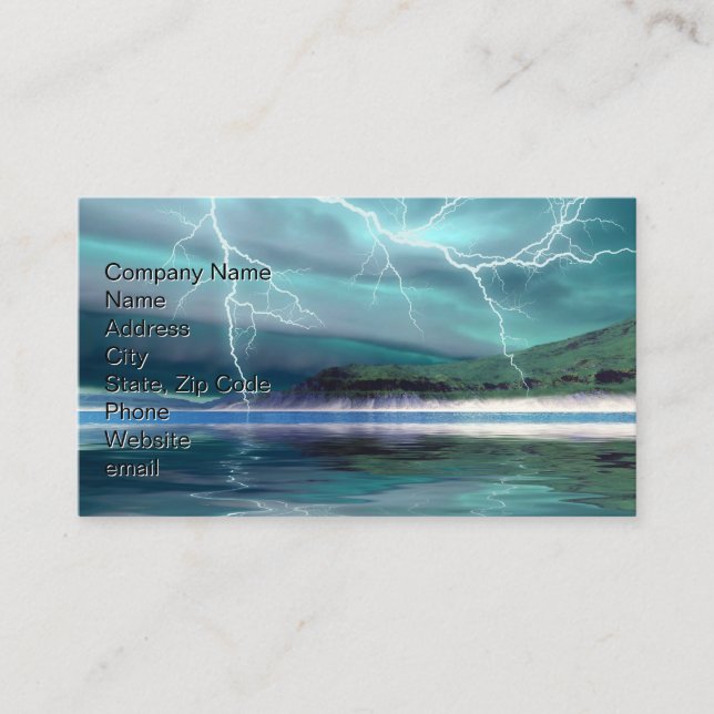 Coming Storm Business Card (Front)