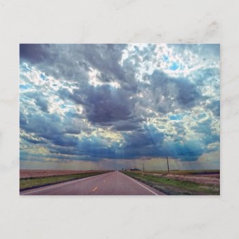 Coming Storm In Western Kansas Postcard by catherinesherman at Zazzle