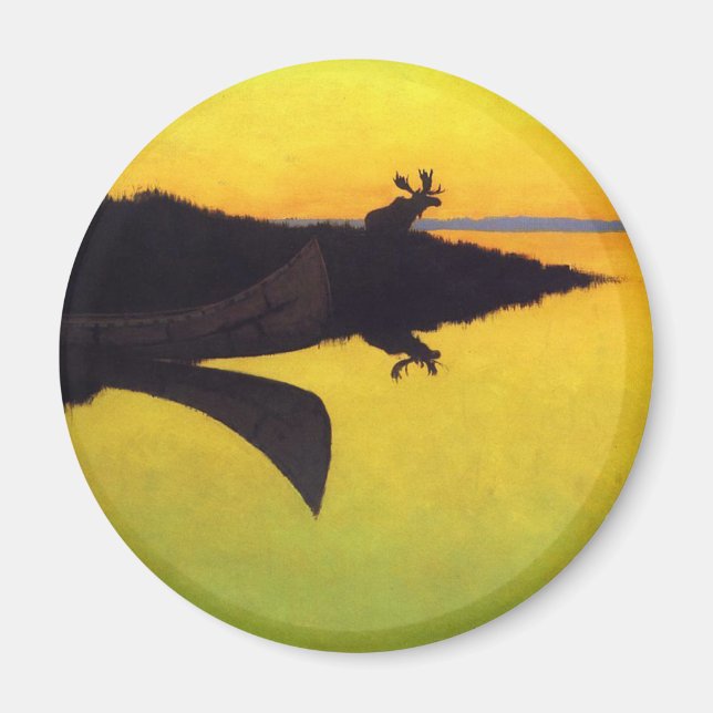 Coming to the Call ~ Frederic Remington Magnet (Front)