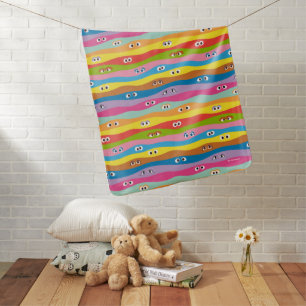 Coming Together Eyes Pattern Baby Blanket