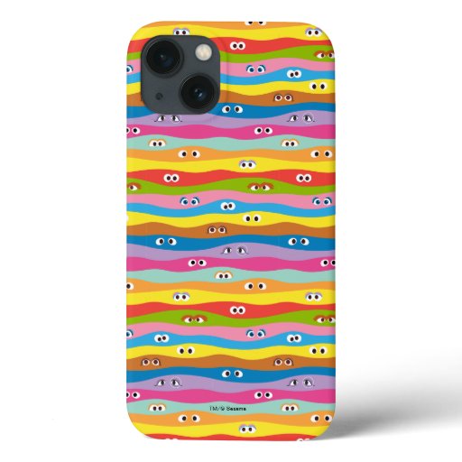 Coming Together Eyes Pattern iPhone 13 Case