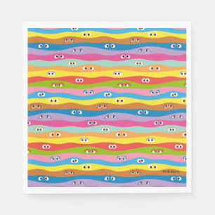 Coming Together Eyes Pattern Napkins