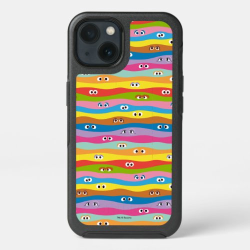 Coming Together Eyes Pattern iPhone 13 Case