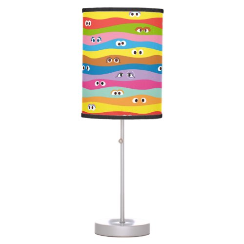 Coming Together Eyes Pattern Table Lamp