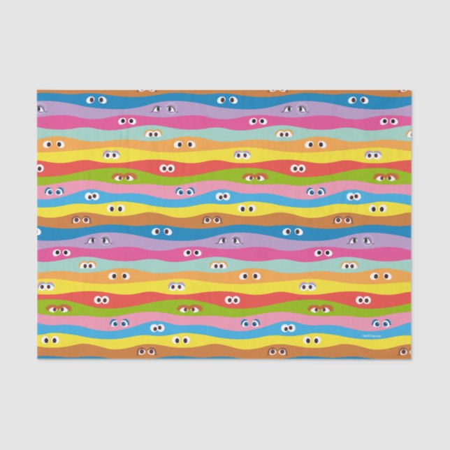 Coming Together Eyes Pattern Tissue Paper (Front)