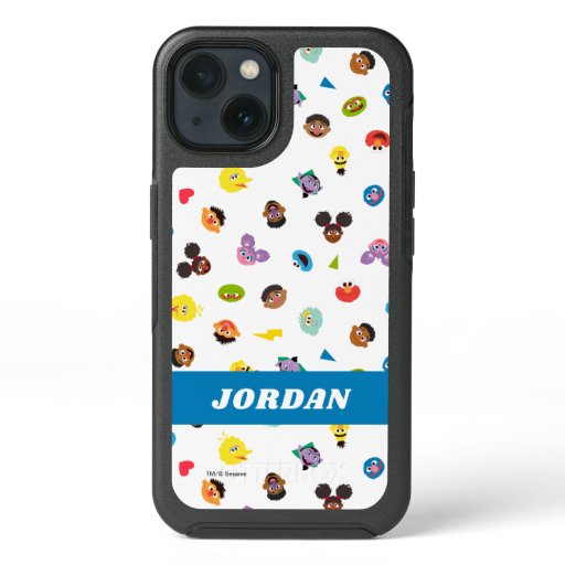 Coming Together Faces Pattern | Add Your Name iPhone 13 Case
