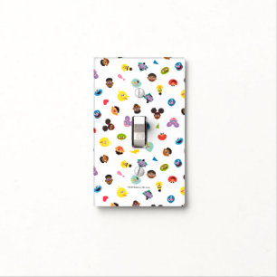 Coming Together Faces Pattern Light Switch Cover