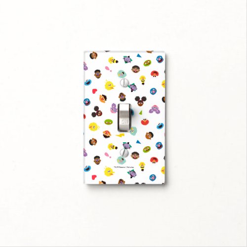 Coming Together Faces Pattern Light Switch Cover