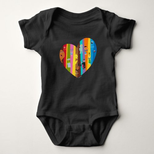 Coming Together Heart Baby Bodysuit