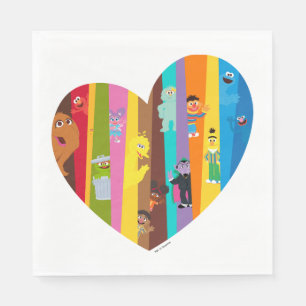 Coming Together Heart Napkins