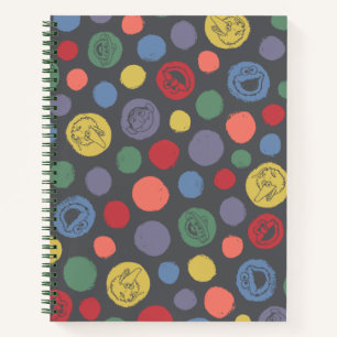 Coming Together Polka Dot Pattern Notebook