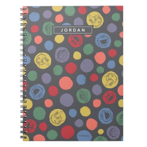 Coming Together Polka Dot Pattern Notebook