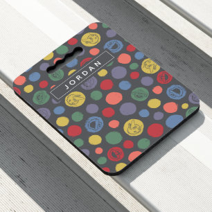 Coming Together Polka Dot Pattern Seat Cushion