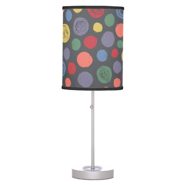 Coming Together Polka Dot Pattern Table Lamp (Front)