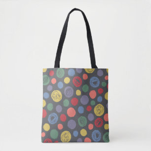 Coming Together Polka Dot Pattern Tote Bag