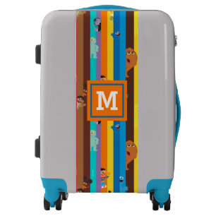 Coming Together Stripe Pattern Luggage