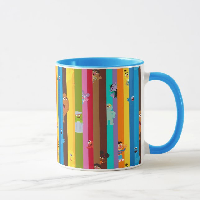 Coming Together Stripe Pattern Mug (Right)