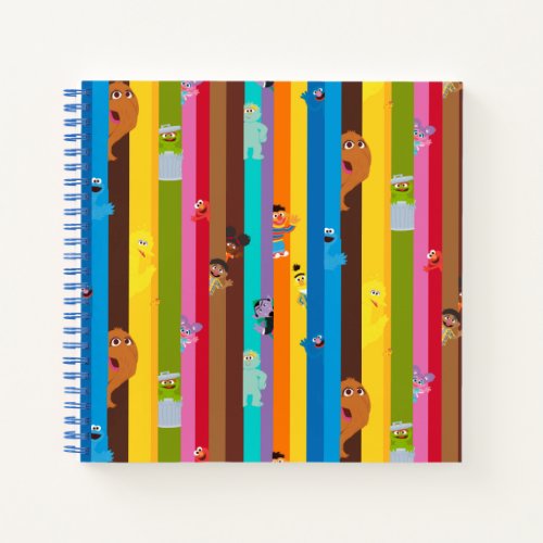 Coming Together Stripe Pattern Notebook