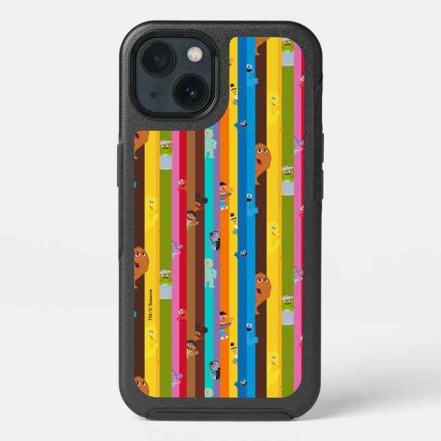 Coming Together Stripe Pattern Otterbox iPhone Case (Back)
