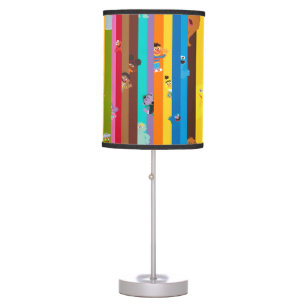 Coming Together Stripe Pattern Table Lamp