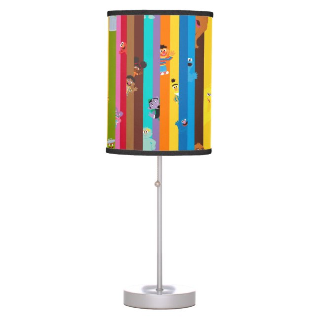 Coming Together Stripe Pattern Table Lamp (Front)
