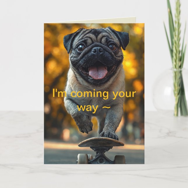 COMING YOUR WAY GET-WELL CARD (Front)