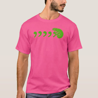 Comma Chameleon funny T-Shirt