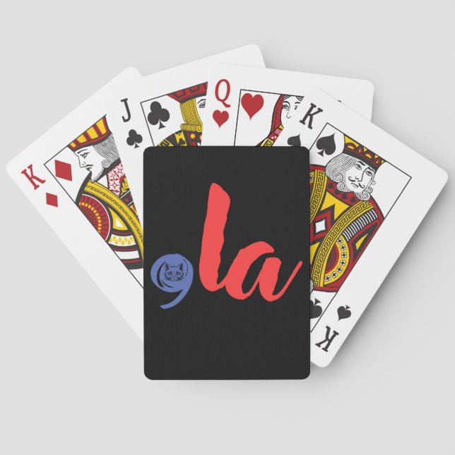 Comma La 2024 For President Election 2024 Funny  Poker Cards (Back)