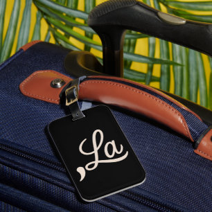 Comma La 2024 For President Election Funny Kamala Luggage Tag