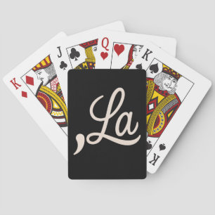 Comma La 2024 For President Election Funny Kamala Poker Cards