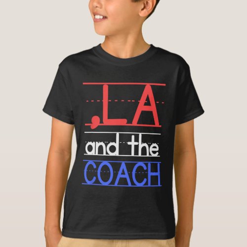 Comma La And The Coach Harris Walz 2024 Educators  T_Shirt