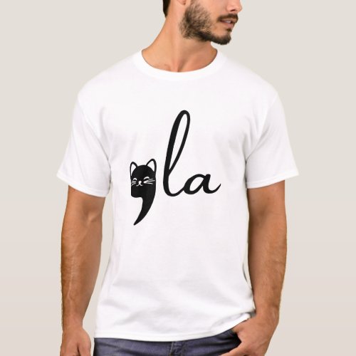 Comma La Childless Cat Lady T_Shirt