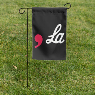 Comma La Funny Punctuation Kamala Harris Garden Flag