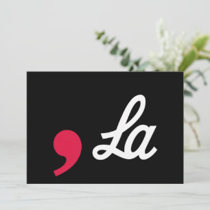 Comma La Funny Punctuation Kamala Harris Invitation