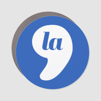 Comma La - Kamala Blue Car Magnet