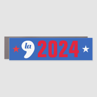 Comma La - Kamala Blue Car Magnet